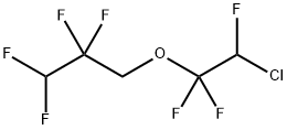 1,1,2-Trifluoroethyl-2-chloroethyl-2,2,3,3-tetrafluoropropyl ether Struktur