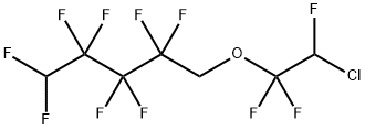 1,1,2-Trifluoro-2-chloroethyl-2,2,3,3,4,4,5,5-octafluoropentyl ether Struktur