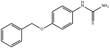 1-(4-BENZYLOXYPHENYL)-2-THIOUREA Structure