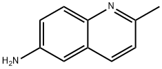 6-アミノ-2-メチルキノリン 化学構造式