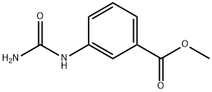 METHYL 3-[(AMINOCARBONYL)AMINO]BENZOATE Struktur