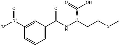 4-(甲基硫烷基)-2-[(3-硝基苯基)甲酰氨基]丁酸, 65084-34-6, 结构式