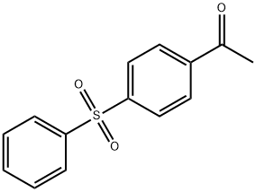 4-アセチルジフェニルスルホン 化学構造式