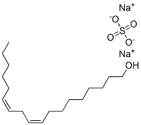 (Z,Z)-ALPHA-SULFO-OMEGA-(9,12-OCTADECADIENYLOXY)POLY(OXY-1,2- ETHANEDIYL), SODIUM SALT Struktur