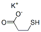 potassium 3-mercaptopropionate Struktur
