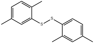 2,4-xylyl 2,5-xylyl disulphide  Struktur
