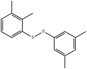 2,3-ジメチルフェニル(3,5-ジメチルフェニル)ペルスルフィド 化学構造式