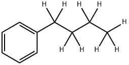 N-ブチル-D9-ベンゼン 化学構造式