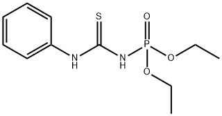 1-diethoxyphosphoryl-3-phenyl-thiourea Struktur