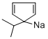 ナトリウムイソプロピルシクロペンタジエニド 化学構造式