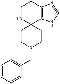 1'-Benzyl-3,5,6,7-tetrahydrospiro[imidazo[4,5-c]pyridine-4,4'-piperidine Struktur