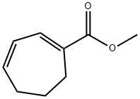 1,3-Cycloheptadiene-1-carboxylicacid,methylester(9CI) Struktur