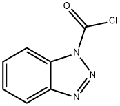 BENZOTRIAZOLE-1-CARBONYL CHLORIDE  TECH. Struktur