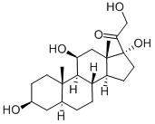 ALLOTETRAHYDROCORTISOL Structure