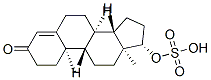 17-硫酸睾酮 结构式