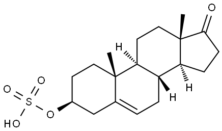 硫酸脱氢表雄酮,651-48-9,结构式