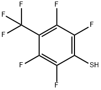2,3,5,6-テトラフルオロ-4-(トリフルオロメチル)ベンゼンチオール 化学構造式