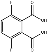3,6-ジフルオロフタル酸 化学構造式