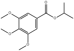 3,4,5-トリメトキシ安息香酸イソプロピル 化学構造式