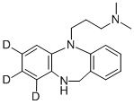 盐酸丙咪嗪D3, 65100-49-4, 结构式
