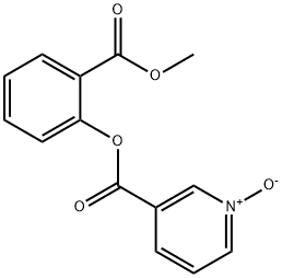 (2-methoxycarbonylphenyl) 1-oxidopyridine-5-carboxylate 结构式