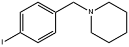 1-(4-ヨードベンジル)ピペリジン 化学構造式