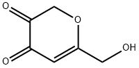 2H-Pyran-3,4-dione, 6-(hydroxymethyl)- (9CI) Structure