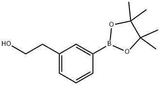 3-(2-羟基乙基)苯基硼酸频哪醇酯, 651030-56-7, 结构式