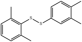 2,6-xylyl 3,4-xylyl disulphide  Struktur