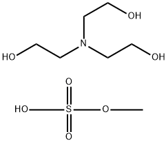 tris(2-hydroxyethyl)ammonium methyl sulphate Struktur