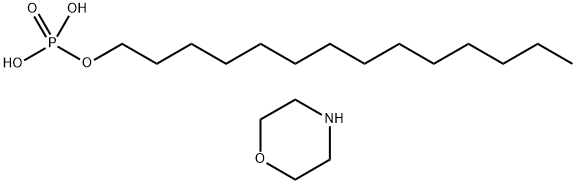 dimorpholinium tetradecyl phosphate Struktur