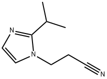 2-isopropyl-1H-imidazole-1-propiononitrile Struktur