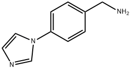 1-[4-(1H-Imidazol-1-yl)phenyl]methanamine Structure