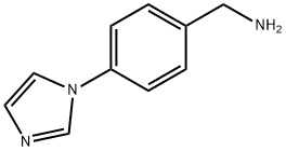 4-(1-咪唑基)苯甲胺, 65113-25-9, 结构式