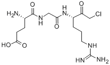 glutamyl-glycyl-arginine chloromethyl ketone Struktur