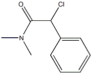 2-CHLORO-N,N-DIMETHYL-2-PHENYLACETAMIDE, 65117-30-8, 结构式