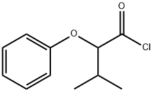 3-甲基-2-苯氧基丁酰氯, 65118-10-7, 结构式