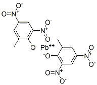 lead(2+) 4,6-dinitro-o-cresolate Struktur