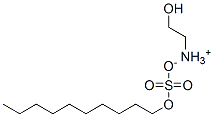 (2-hydroxyethyl)ammonium decyl sulphate Struktur