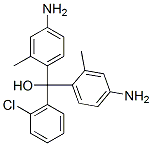 4-アミノ-α-(4-アミノ-2-メチルフェニル)-α-(2-クロロフェニル)-2-メチルベンゼンメタノール 化学構造式