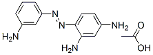4-[(3-aminophenyl)azo]benzene-1,3-diamine monoacetate|