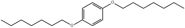 1,4-ジヘプチルオキシベンゼン 化学構造式