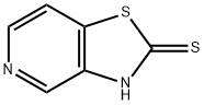 チアゾロ[4,5-C]ピリジン-2(3H)-チオン 化学構造式
