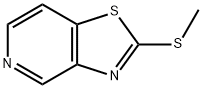 2-(Methylthio)thiazolo[4,5-c]pyridine 化学構造式