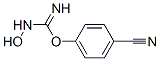 Carbamimidic acid, hydroxy-, 4-cyanophenyl ester (9CI) 结构式