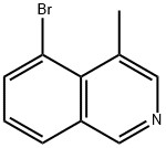 5-Bromo-4-methylisoquinoline 结构式