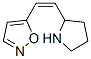 Isoxazole, 5-[(1Z)-2-(2-pyrrolidinyl)ethenyl]- (9CI) Struktur