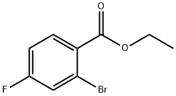 Benzoic acid, 2-broMo-4-fluoro-, ethyl ester Structure