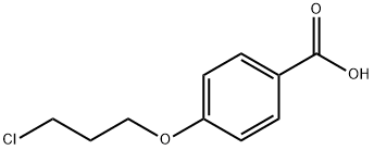 4-(3-氯丙基氧基)苯甲酸, 65136-52-9, 结构式