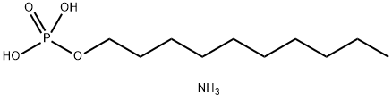 ammonium decyl hydrogen phosphate Structure